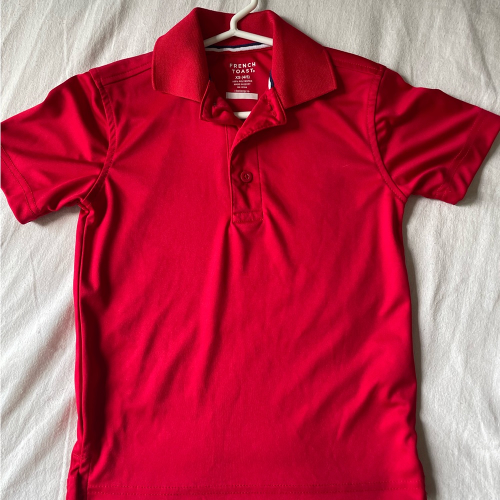 Boys’ 4-6 yrs Red Polo